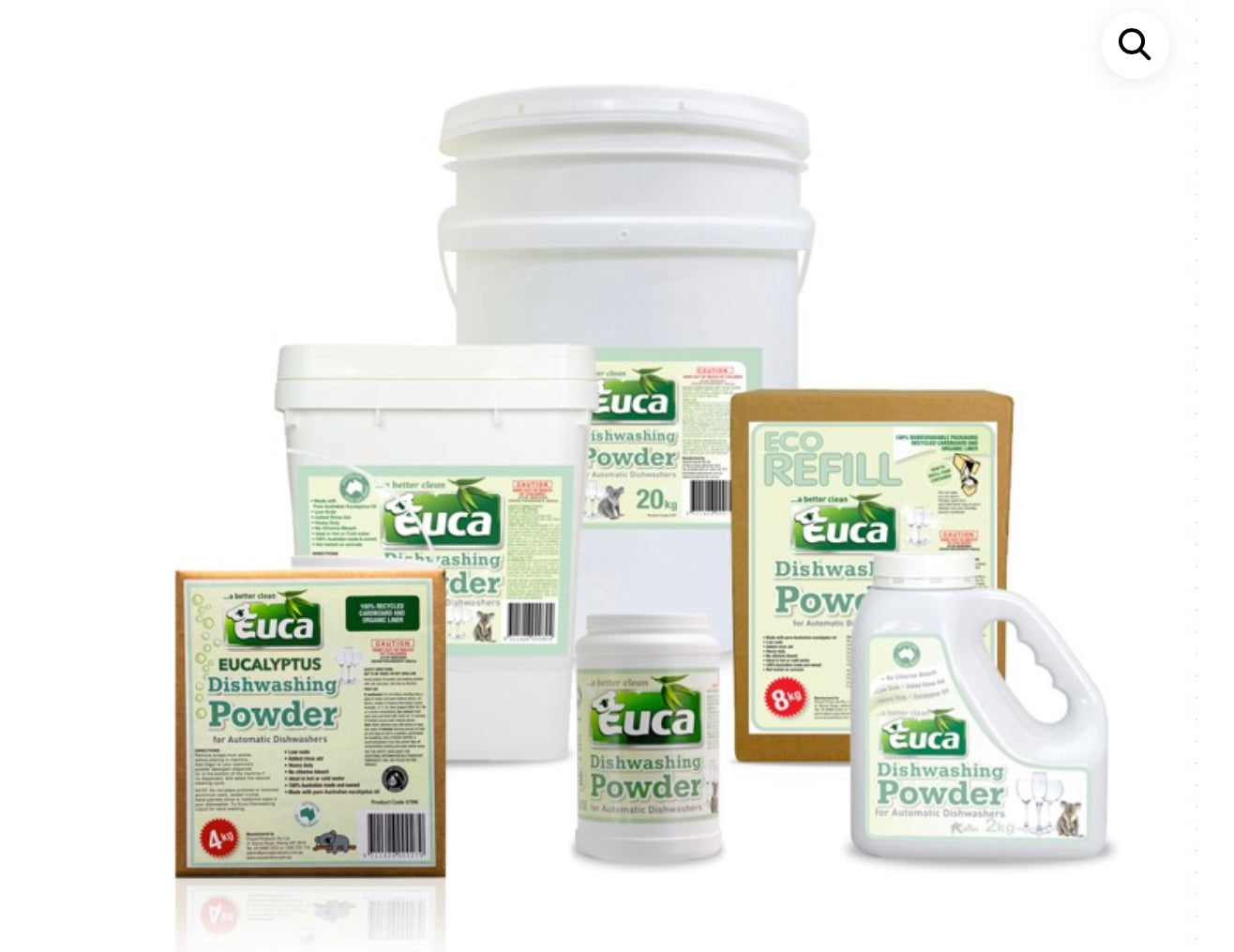 Euca Dishwashing Powder Peppermint