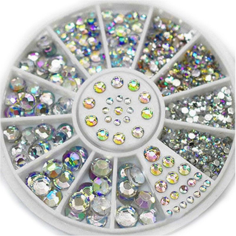 Nail Art Wheel - Holographic Rhinestone