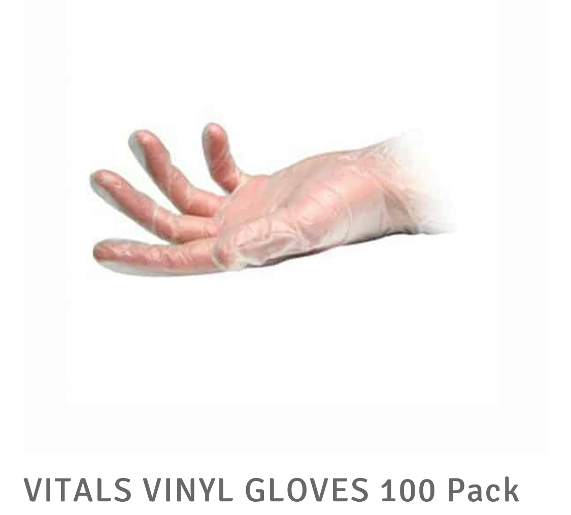 Powder free salon grade gloves box 100