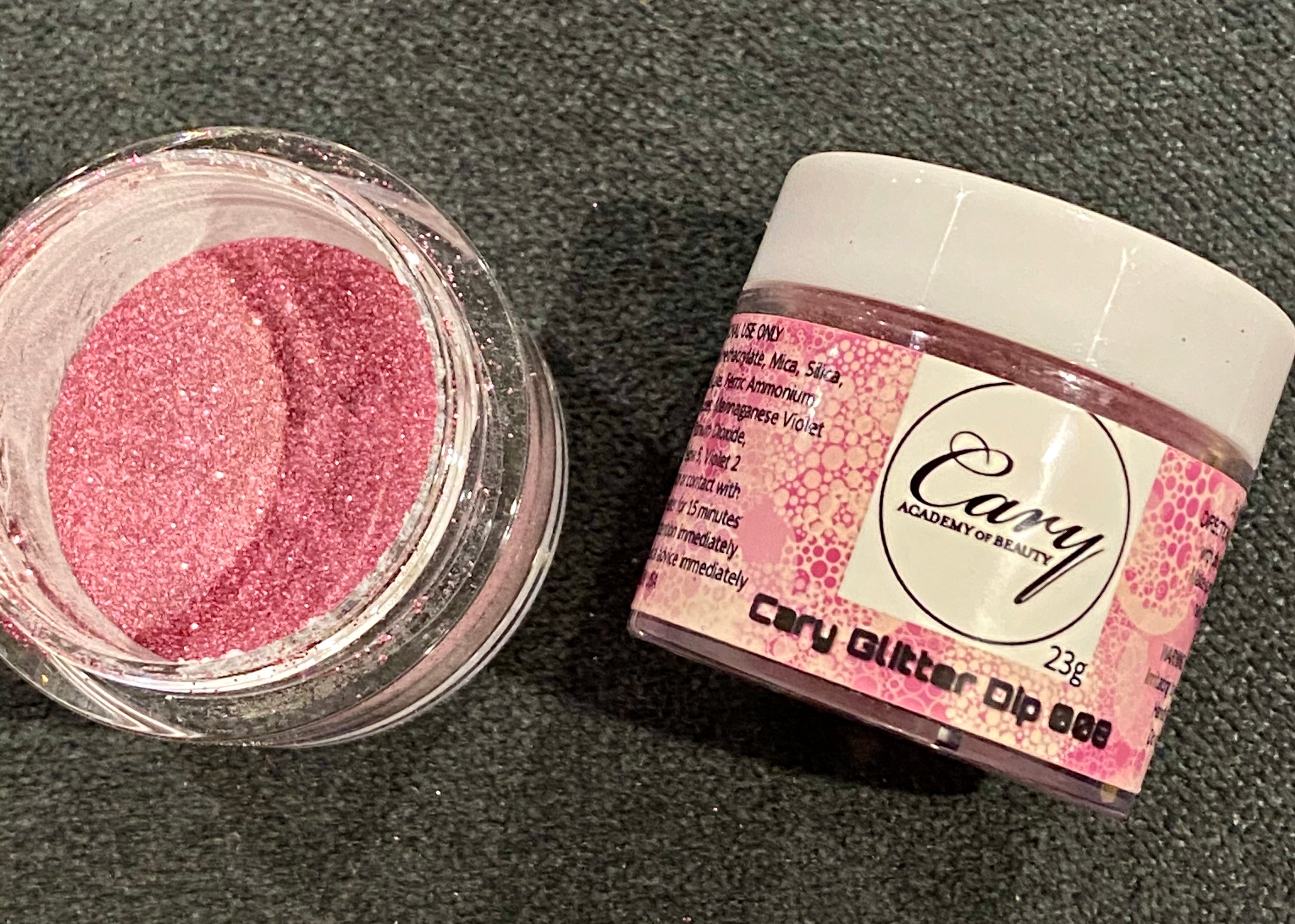 Cary Dip Powder Glitter Rose Pink #238 23g