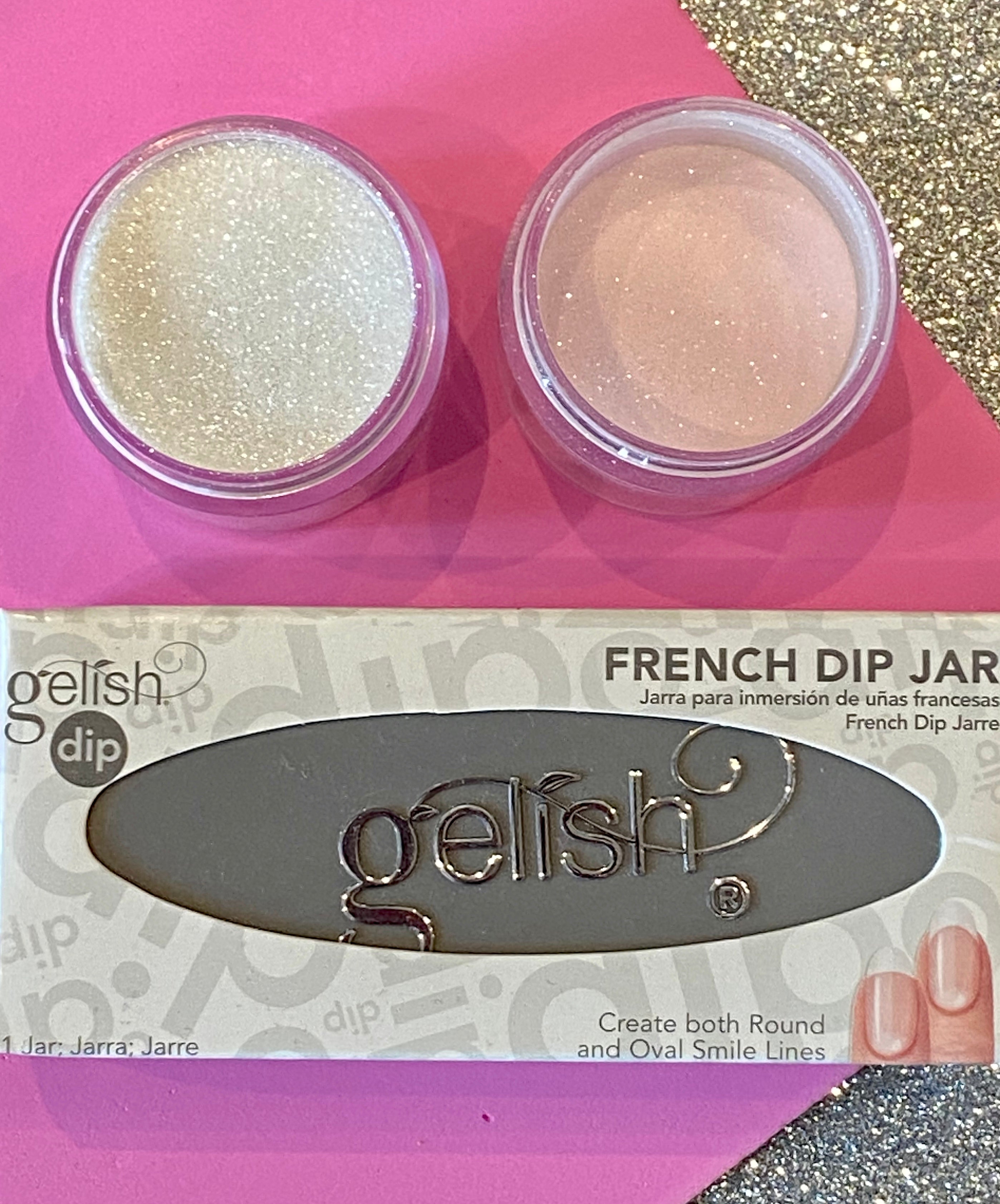 Gelish French Dip Container Kit With Shimmer Powder