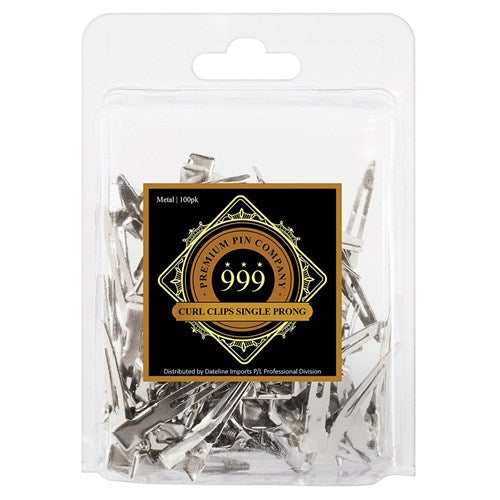 Premium Pin Company 999 Single Curl Clip 501 100Pk