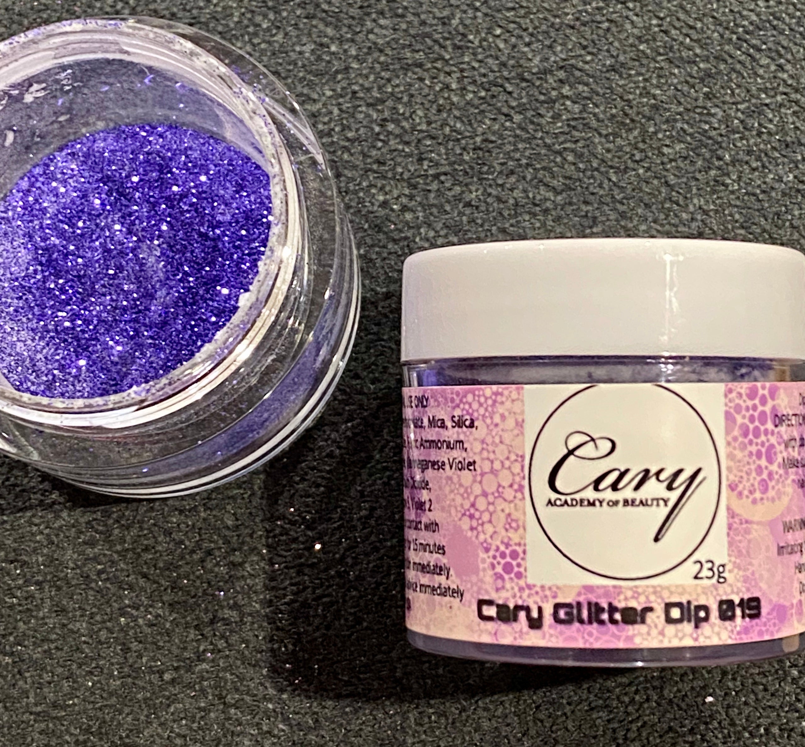 Cary Dip Powder Glitter Purple #34 23g