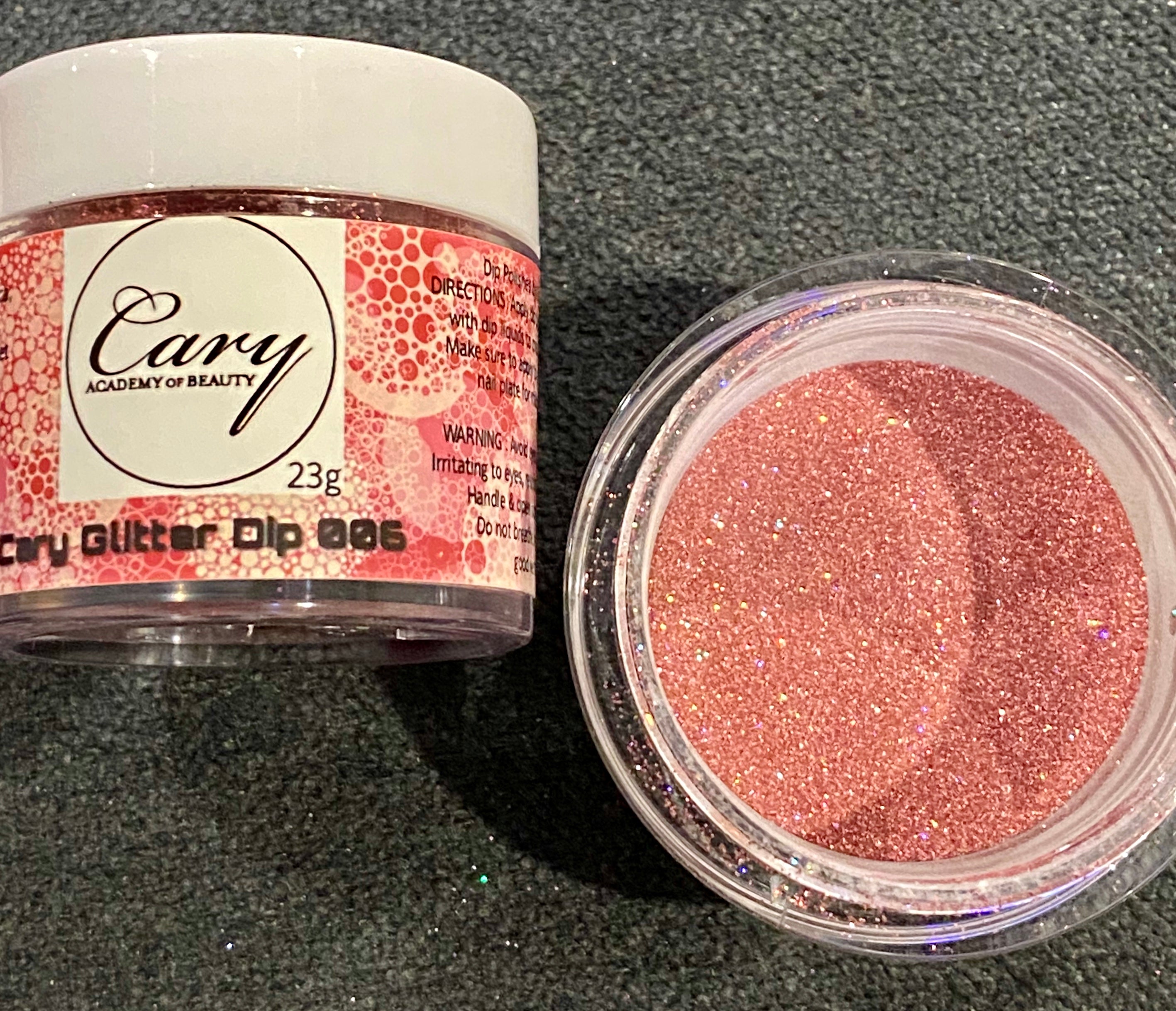 Cary Dip Powder Glitter Holographic Red #31 23g