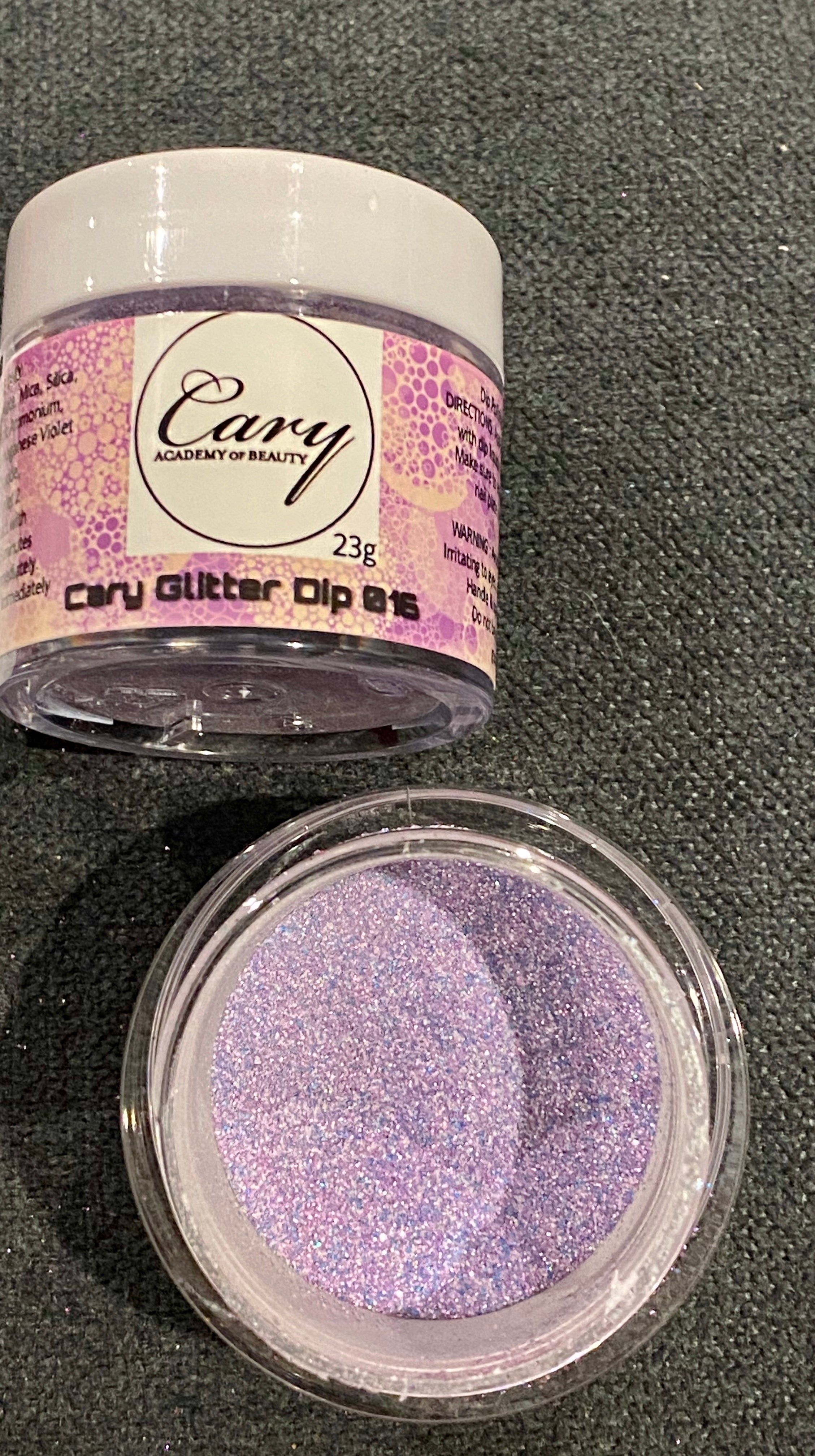 Cary Dip Powder Glitter Purple/ Blue #16 23g