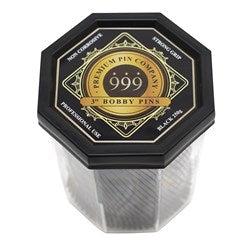 Premium Pin Company 999 Bobby Pins 3" Black, Bronze 250g