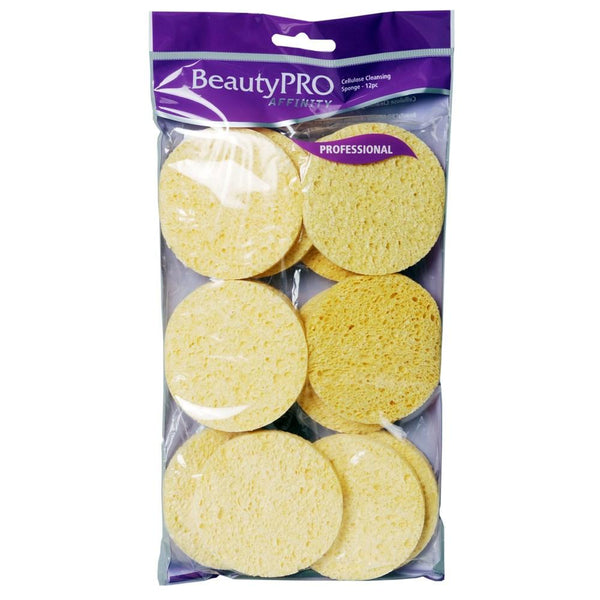 BeautyPro Affinity Cellulose Cleansing Sponge 12Pk