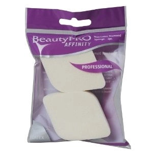 BeautyPro Affinity Non Latex Diamond Cosmetic Sponges 2Pk