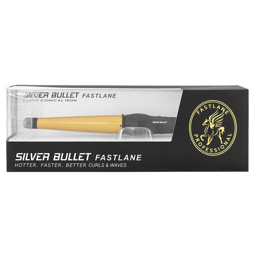 Silver Bullet Large Conical Curling Iron Gold Ceramic