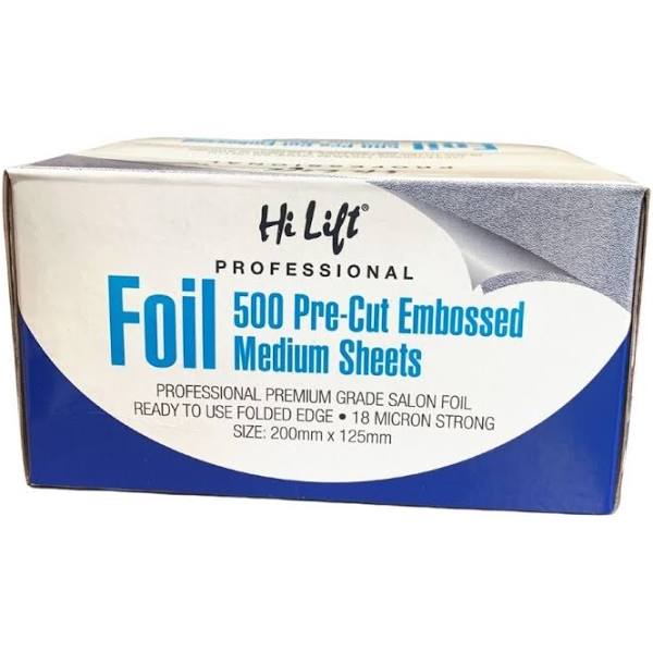 Hi Lift Foil 500 Sheets 18 Micron Pre Cut Medium 200mm x 125mm