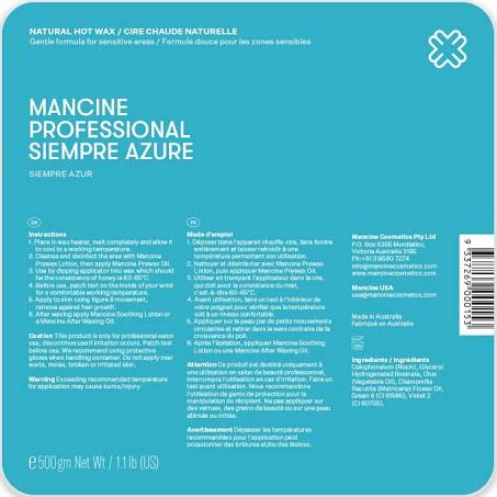 Mancine Hot Wax Varieties 500gm