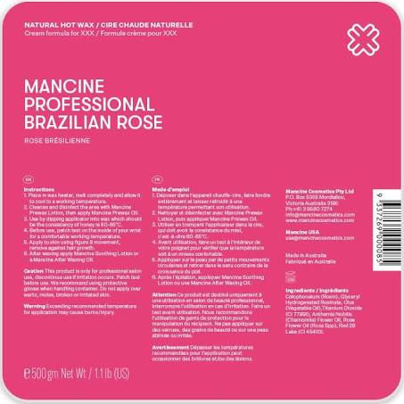 Mancine Hot Wax Varieties 500gm