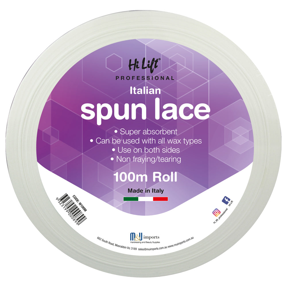 Hi Lift Italian Spun Lace 100m Wax Roll