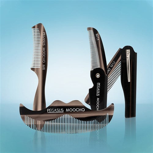 Pegasus Moocho Beard and Moustache Combs