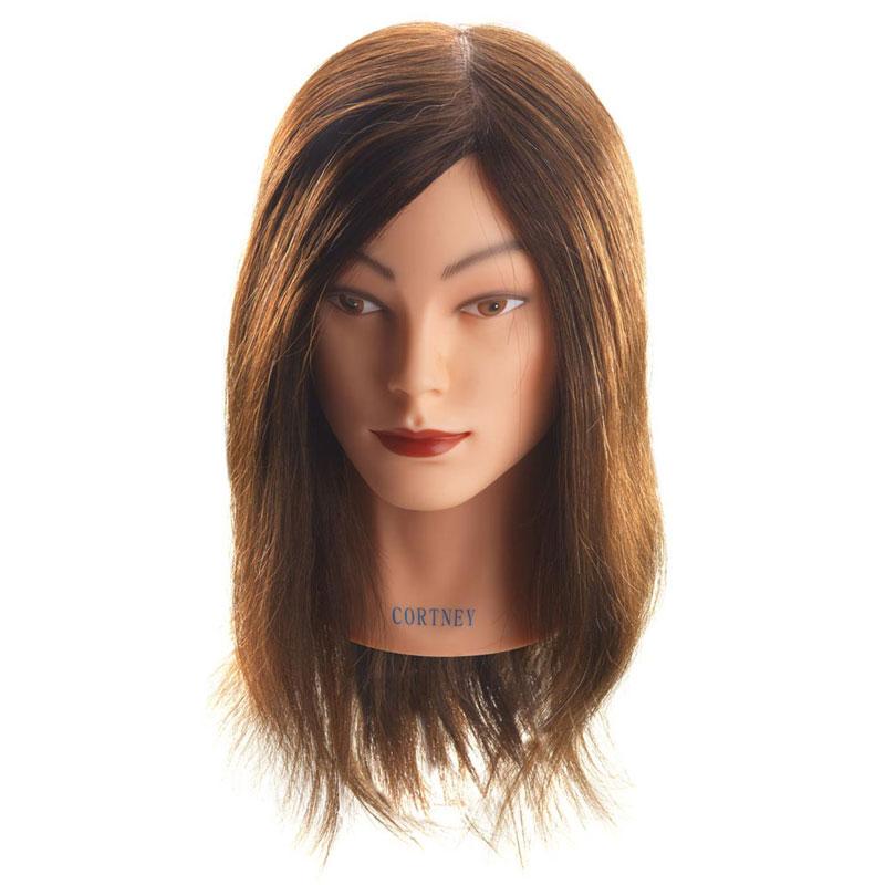 Hi Lift Mannequin Head Cortney Medium Brown 30 - 35cm