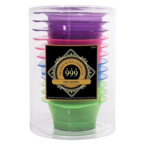 Premium Pin Company 999 Bright Tint Bowls Pink, Green, Purple, Blue