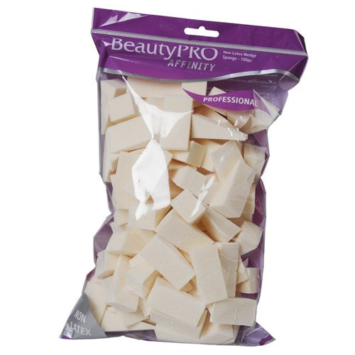 BeautyPro Non-Latex Wedge Sponges Small 100Pk